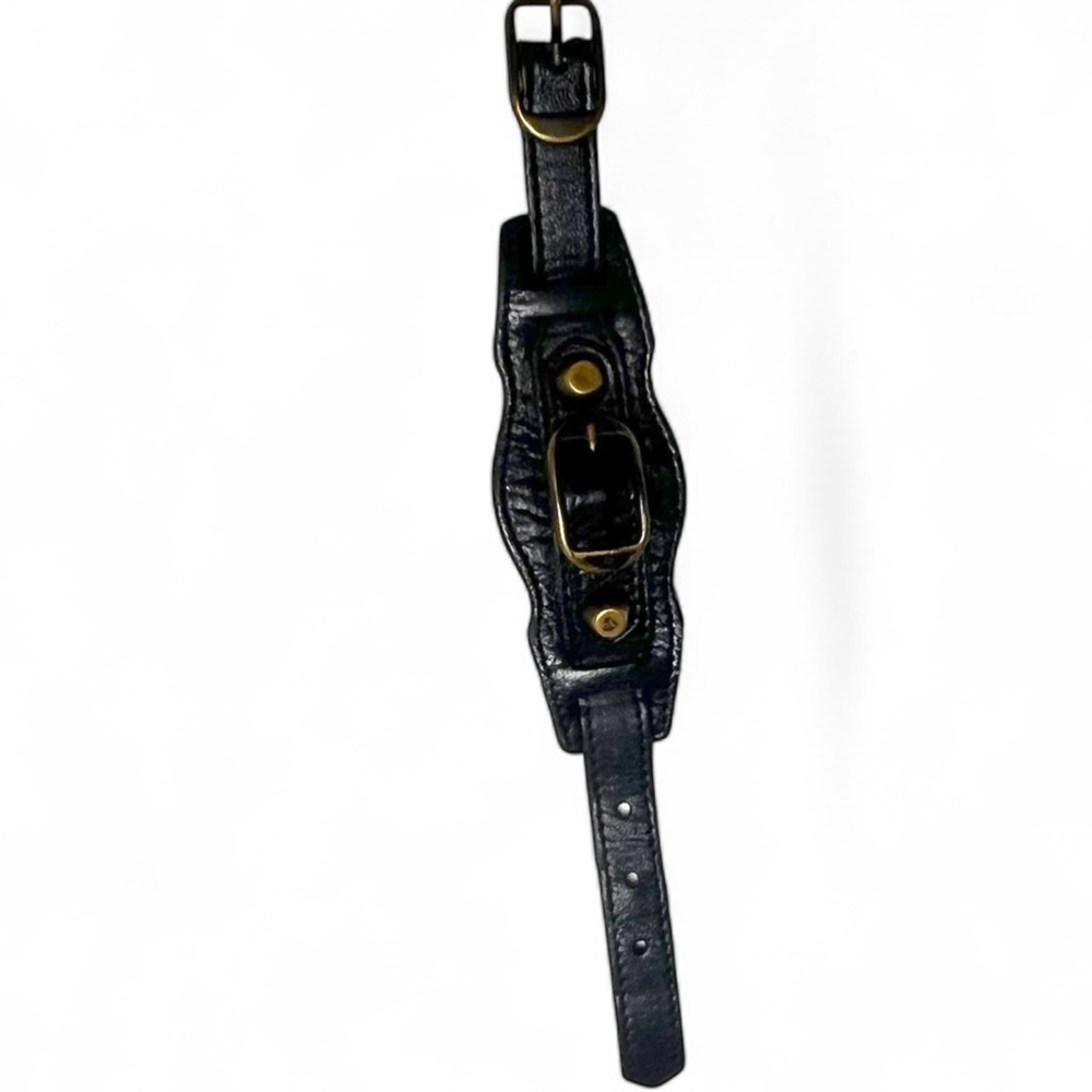 . Balenciaga Ligne Classic Bracelet black small $265 - Picture 2 of 7